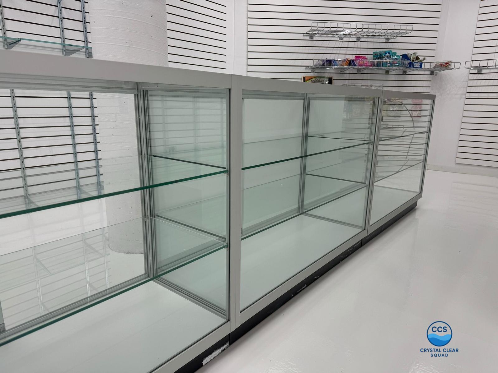 Display Cabinet Cleaning
